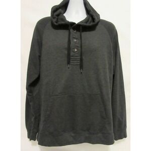 Howe Creative Workforce Mens Size Large Pullover Sweater Hoodie Gray Grey Shirt